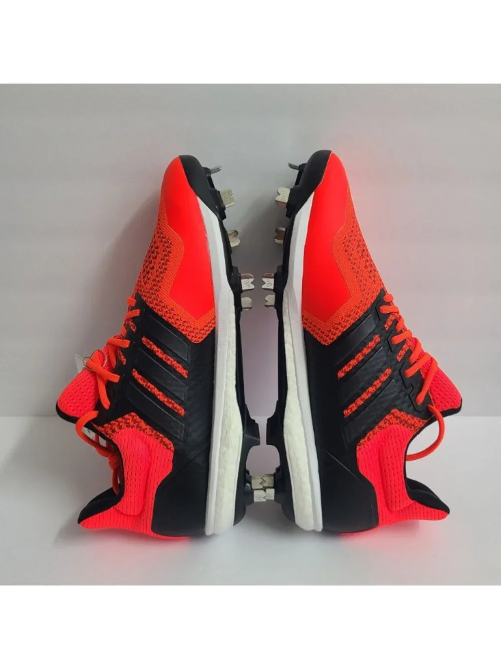 NEW Adidas Ultraboost DNA 1.0 Metal Baseball Cleats IH5210 Size 10.5 Solar Red